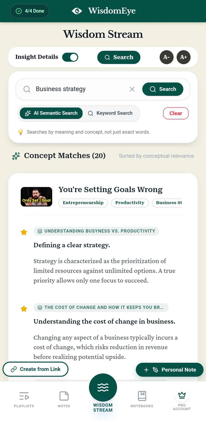 Semantic AI Search